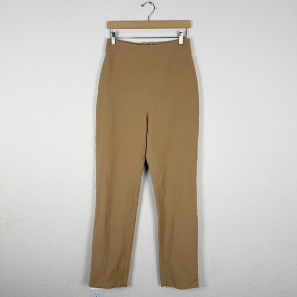Odd Muse The Ultimate Muse Straight Leg Trousers in Camel - Picture 6 of 14
